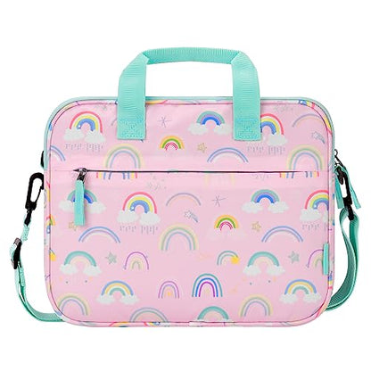Choco Mocha Kids Tablet Sleeve Bag for Boys & Girls, (10-12.5Inch) - color: Rainbow-pink 12.5inch, size: 12.5inch(12.5 x 9.8 x 1.3)