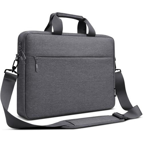 TECOOL Laptop Bag 15 15.6 16 Inch, Waterproof Laptop Carrying Case Sleeve | Messenger Bag Briefcase with Shoulder Strap for 15 15.6 16 Inch Lenovo HP Dell Acer ASUS Notebook, MacBook Pro 16,Dark Grey - color: Dark Grey, size: 15.6-16 Inch