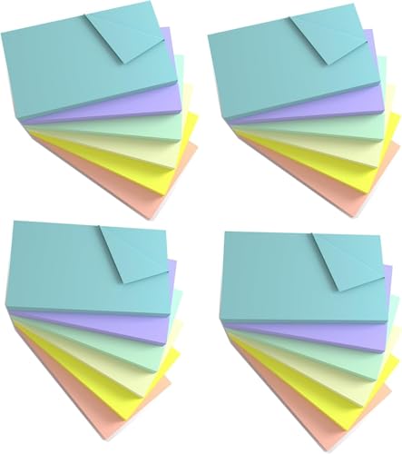 1920 Sheets 3x5 Inches Large Sticky Notes,Self-Stick Post Stickies Colorful Super Sticking Power Memo Pads for Teacher Supply,School and Office - style: 24 Pads Pastel