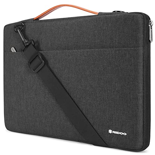 NIDOO 15.6" Laptop Sleeve case Notebook Shoulder Bag Handbag for 15.6 inch Lenovo ThinkPad T15 Gen 2 / L15 Gen 4/16" Legion Pro 7i Gen 10 Intel/ 16" HP Envy Laptop 17t-cw000/ Dell G16 Gaming - color: Dark Gray - Shoulder, size: 15.6 inch