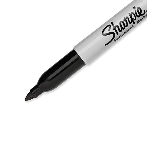 Sharpie Permanent Marker, Fine Point, Black, 1 Count (Pack of 3) - size: 1 Count (Pack of 3)