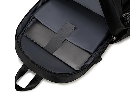 Acmebon Girl Roomy Fashion Laptop Backpack Set Casual Daypack Set for Women Black - color: Black