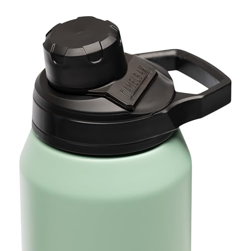 CamelBak Chute Mag Vacuum Insulated Stainless Steel Water Bottle, Magnetic Leak‑Resistant Cap for Everyday Hydration - color: Seafoam, size: 32 Ounces