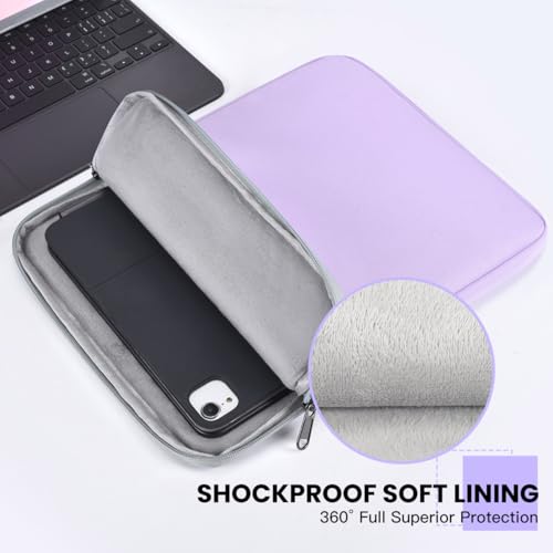11 Inch iPad Pro Sleeve for iPad Pro M5 M4 & Air M4 M3 M2, iPad A16, Galaxy Tab A9+/ A9+ Plus, Air 5/4/3 Case Bag, Purple - color: Purple, size: 9-11 Inch