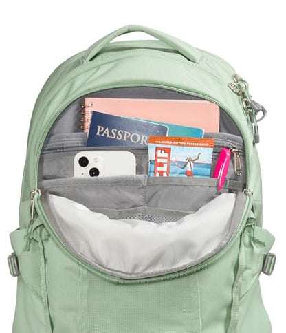 The North Face Women's Recon Everyday Laptop Backpack - Commuter Travel Bag, 18" Laptop Sleeve, Water-Repellent, Misty Sage Dark Heather/Meld Grey-NPF, One Size - color: Misty Sage Dark Heather/Meld Grey-npf