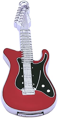 64GB Metal Guitar USB Flash Drive Red - color: Metal Guitar, size: 64GB