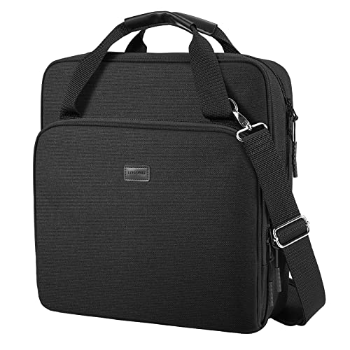 2 Inch 3 Ring Zipper Binder O-Ring with Strap & Multi-Pockets | Binder with Strap 500 Sheet Capacity for School and Office Binder Organizer, Compatible with 13-Inch MacBook/Table, Black - color: Black, size: 2Inch-O-ring