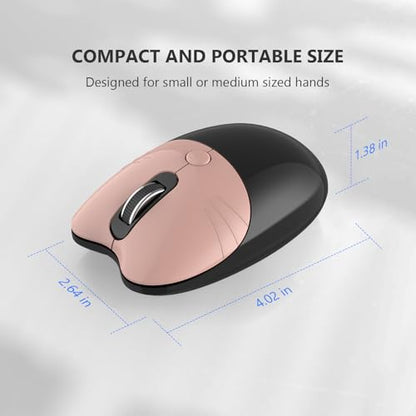 MOFII Wireless Keyboard and Mouse Combo, 2.4 GHz Full-Size Retro Round Keyboard with 8 Multimedia & Shortcut Keys, Plug and Play, Compatible with Mac, Windows, Laptop, Desktop, PC - Coffee Gradient - color: Coffee Gradient