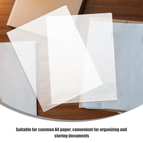 DOITOOL 20pcs Sheet Protectors for Binders, Pp Material with Quick Identification, for Office Papers and Study Materials, Sturdy and Heavy Duty Sleeve Protectors