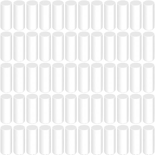 60 Pcs White Refill Erasers for Propelling Pencils, Universal Traceless Eraser Replacement, Mechanical Pencil Eraser Refills for Office, Notebook - color: White,60pcs,11.5x4.3mm