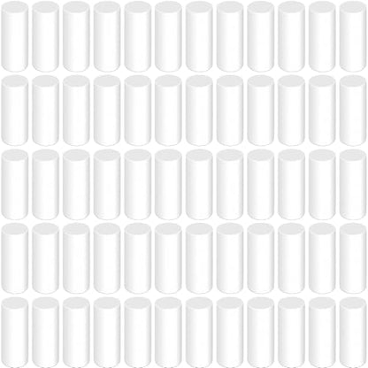 60 Pcs White Refill Erasers for Propelling Pencils, Universal Traceless Eraser Replacement, Mechanical Pencil Eraser Refills for Office, Notebook - color: White,60pcs,11.5x4.3mm