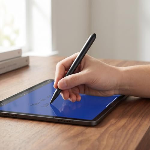 VILLCASE 4 Pack Stylus Pen for Touchscreens Whiteboard Stylus Pen with Dual-Head Design Fine Tip Screen for Tablets Phones Smart Boards Handwriting Drawing Note Taking 6.29In
