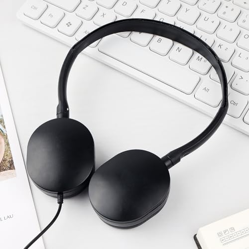 Kids Headphone Bulk 24 Pack for Classroom School,Wholesale Earphones | Class Set for Students Teens Children and Adult 3.5mm Jack (Black) - size: 24 Pack Black