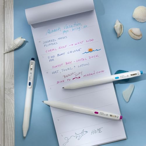 Zebra Pen, SARASA R Gel Pens, Black Ink, 0.4mm Fine Point, Vivid Ink to Create Deep, Saturated Color and Smooth Gel Lines, Quick-Drying for Smear-Free Writing, Made in Japan, 12-Pack (47710) - color: Black