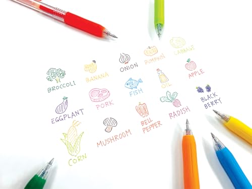 Zebra Pen Sarasa Clip Recycled Retractable Gel Pen, 0.5mm Fine Point, Red Ink, Water-Based, Ideal for Office and School, Journal, Note Taking and Planner Use, 75% Recycled, 12-Pack (47330AMZ) - color: Red