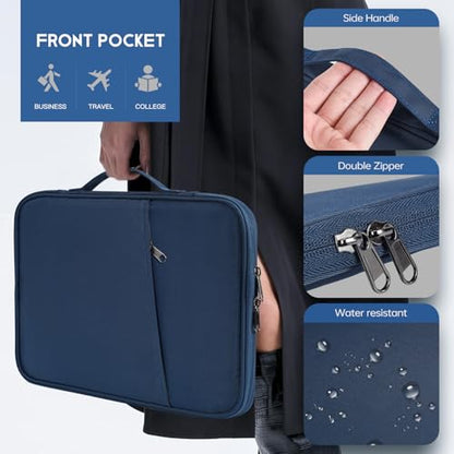 9-11 inch Tablet Sleeve Case Bag for 11-inch iPad Pro M5 M4 Magic Keyboard & iPad Air M2 M3 M4(2026), 11-in iPad A16, Fire Max 11 & Fire HD 10, Galaxy Tab A9+ Plus - color: Navy Blue, size: 9-11 inch
