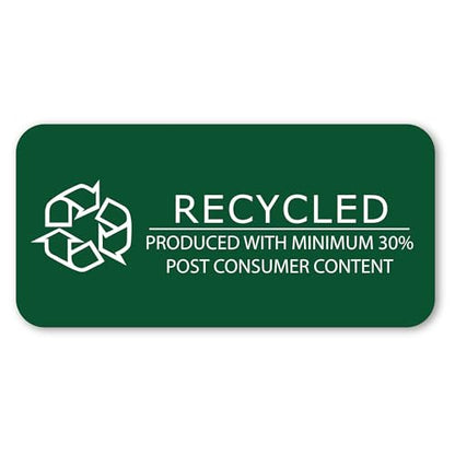 Roaring Spring Recycled Index Cards 3"x5", 100 Count, Smooth 100# White Recycled Index Paper, Ruled on Front, Blank on Back (Pack of 1)