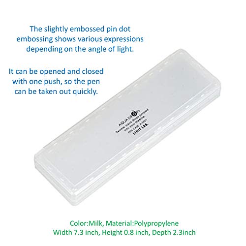 Four Mechanical Pens Set - 0. 3mm, 0. 5mm, 0. 7mm & 0. 9mm, with Ain Stein Refill Leads, Ain Clic Retractable Pen-type Triangle Eraser and Lihit Lab White Pencase