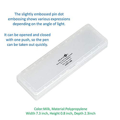 Four Mechanical Pens Set - 0. 3mm, 0. 5mm, 0. 7mm & 0. 9mm, with Ain Stein Refill Leads, Ain Clic Retractable Pen-type Triangle Eraser and Lihit Lab White Pencase