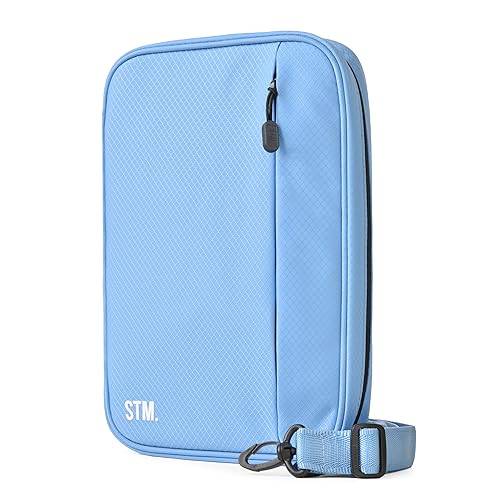 Scribbles That Matter - B5 Pencil Case Pouch + Journal Organizer - Large capacity Kawaii Pencil Pouch, Pen Case, Marker Case, Journal Pouch Zippered Pocket Adjustable Shoulder Strap (8.5 x 12.5) - color: Lavender, size: B5 (V2)