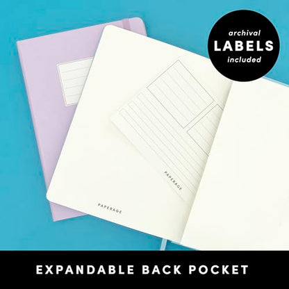 PAPERAGE Lined Journal Notebook, (Marigold), 160 Pages, Medium 5.6 in x 8 in - 100 GSM Thick Paper – Hardcover Journaling Notebook for Work, School & Note Taking - color: Marigold, style: A. Lined