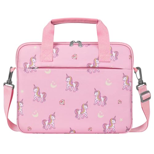 Dadanism Tablet Bag for Kids, 10.5 Inch Portable Tablet Sleeve Carrying Case with Handle & Shoulder Strap, Fits Fire HD 8 Kids Pro, Fire 7, iPad Mini 7/6, Galaxy Tab A9 8.7", Starry Unicorn - color: Starry Unicorn, size: 10.5 inch