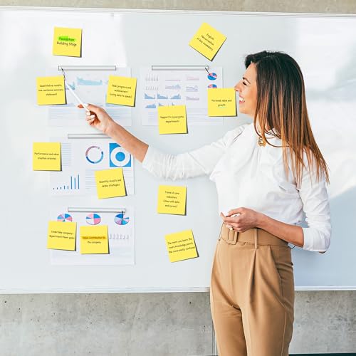 (36 Pack) Sticky Notes 3x3 in Post, Yellow Self-Stick Note Pads it, Strong Adhesive, Easy to Post for Home, Office, Notebook - color: Yellow