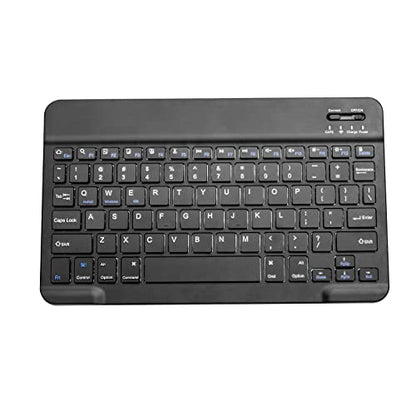 Bluetooth Keyboard Mini Wireless Keyboard for Apple iPad 10th/11 Generation, Amazon Fire HD 10/8 Max 11, Samsung Tablet, Android Phone - 10-Inch Slim, Portable, Rechargeable, Black - color: 10 inch Black