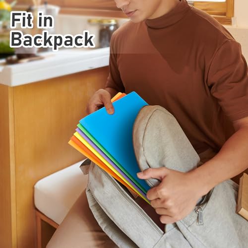 Timart Folders with Pockets-18 Pack, 2 Pocket Folders Fit Letter Size Paper, Plastic File Folders for Documents School Office Home Bussiness - color: Bright, size: 18 Pack