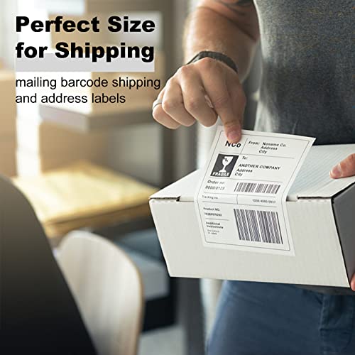 Sticker Paper, BESTEASY 8.5" x 11" Full Sheet Label Stickers for Laser Inkjet Printer, Self Adhesive Printer Paper Shipping Labels, White Matte Mailing Label Stickers (100 Sheets,100 Labels) - size: 100 sheets, style: 1 up-8.5"x11"