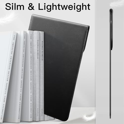 JETech Slim Laptop Sleeve for MacBook Neo (A18 Pro), MacBook Pro 14-Inch(M1-M5, 2020-2026), PU Leather Case with Magnetic Closure (Black - color: Black, size: 14-Inch
