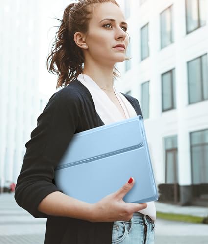 Hamile for iPad 11th 10th Generation Case with Keyboard - 7 Colors Backlit Wireless Detachable Folio Keyboard Cover with Pencil Holder for iPad 11-inch A16 2025 10th Gen 10.9 Inch 2022 (Sky Blue) - color: Sky Blue