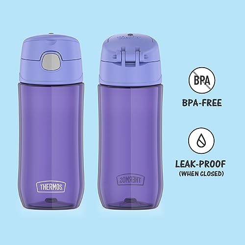 THERMOS FUNTAINER 16 Ounce Plastic Hydration Bottle with Spout, Lavender - color: Lavender