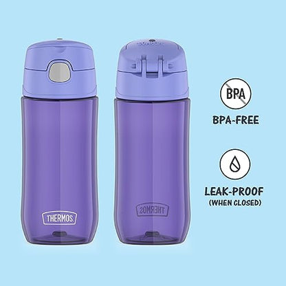 THERMOS FUNTAINER 16 Ounce Plastic Hydration Bottle with Spout, Lavender - color: Lavender