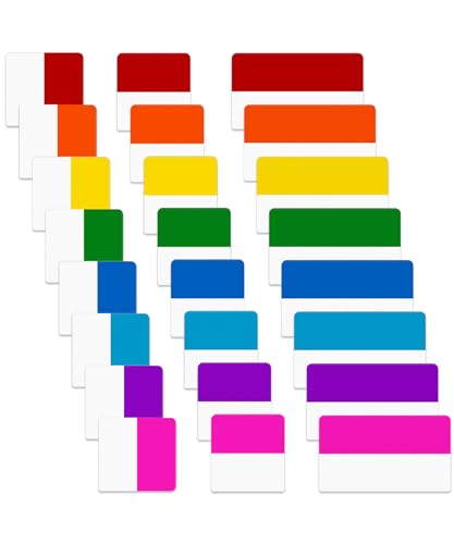 Mr. Pen- Sticky Index Tabs, 360 Pcs, Colorful Sticky Tabs for Notebooks | Page Markers, Page Tabs for Binders, Page Tabs Sticky Tabs for Books, Notebook Tabs, Book Sticky Tabs for Notebooks - color: Vibrant, size: 1.8" × 1", 1" × 1", 360 pcs