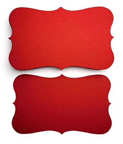 PPAPPAPPIYO 3x5 RED index card/Set of 72 Blank index cards 180gsm (RED) - color: RED