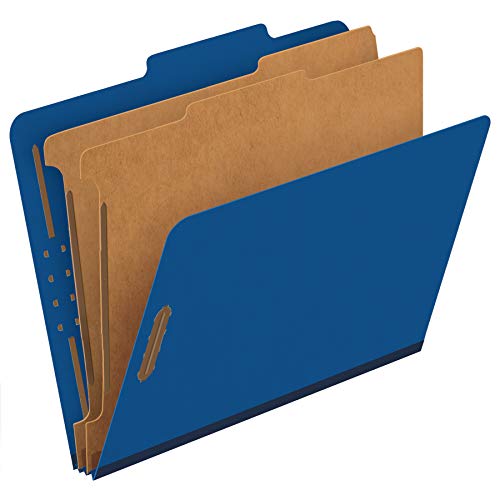 Pendaflex Classification File Folders,1 Divider, Durable File Organizer for Home, School or Office, Letter-Size Folders for Files, Paper Organizer, Durable Prongs, (B006NVMJCC) - size: Letter