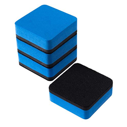Dry Erase Erasers, 40 Pack Magnetic Whiteboard Dry Erasers | Chalkboard Cleaner Wiper for Kids and Classroom Teacher Supplies Home and Office, Blue - color: 40 Pack-blue