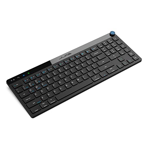 JLab JBuds Wireless Keyboard | Bluetooth and USB dongle, Multi-Device, Media knob, Custom Profiles, Black (16 Pack) - size: 16 Pack
