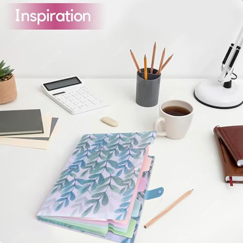 Forest Series Expanding File Folder Stylish Funky Cute Retro Document Organizer with Natural Scenes for Students,Teachers & Freelancers - Green Jungle - color: Nature/Green Jungle