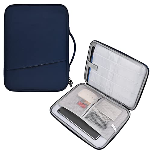 9-11 Inch Tablet Sleeve Bag for iPad Pro 11 M5 M4/Air 11 M2 M3 M4,Samsung Galaxy Tab A9+ S11 S9/S8 Ultra 11"/A8/S7/A7/S6 Lite 10.4"/S5e,iPad Air 5 4 10.9"/Air 2 9.7"/iPad 9 8 10.2" Pouches Case-Blue - color: Blue, size: 9-11 Inch
