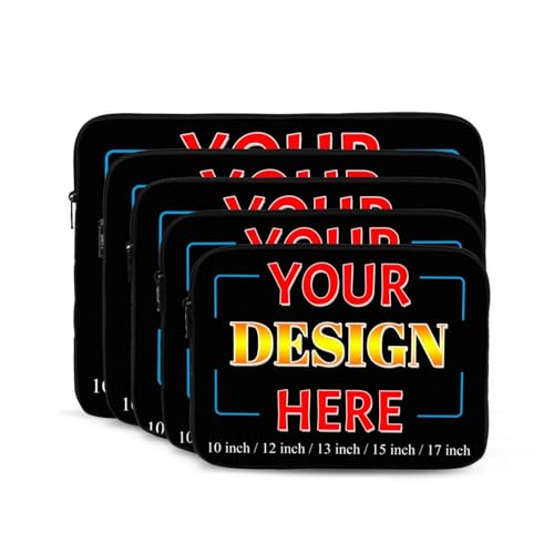 Personalized Laptop Sleeve Shockproof Protective Laptop Case Briefcase | Custom Computer Cases for Laptop/Notebook/Tablet Carrying Computer Bag - size: 13 inch