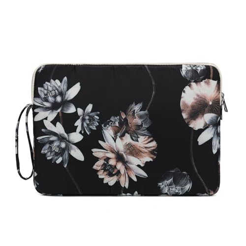 Laptop Sleeve 13.3 inch14 Inch, 15.6inchWater Resistant Traveling Computer Cover with Handle, Shockproof Protective Carrying Laptop Case (Y8-Lotus, 12.5 inch-13.5 inch) - color: Y8-Lotus, size: 12.5 inch-13.5 inch