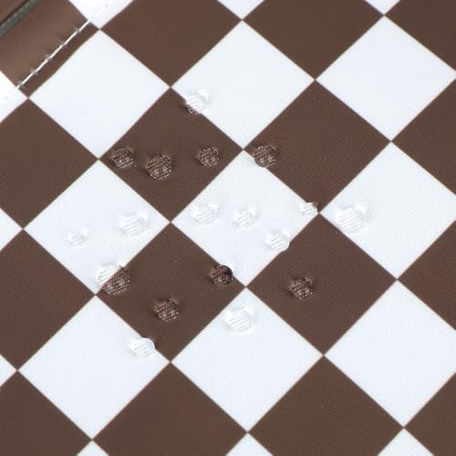 Canvaslife Laptop Sleeve Case Cover with Pocket for MacBook Pro 14 inch and 14 inch-14.4 inch HP, Lenovo, Dell, ASUS, Acer Notebook Computer (Brown Checker) - color: Brown Checker, size: 14 inch / 14.0 inch