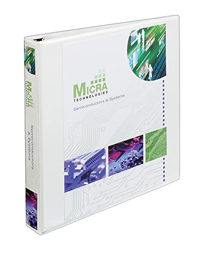 Avery Heavy-Duty View 3 Ring Binder, Extra Wide, 1" EZD Rings, 1 White Binder (01318) - size: 1"