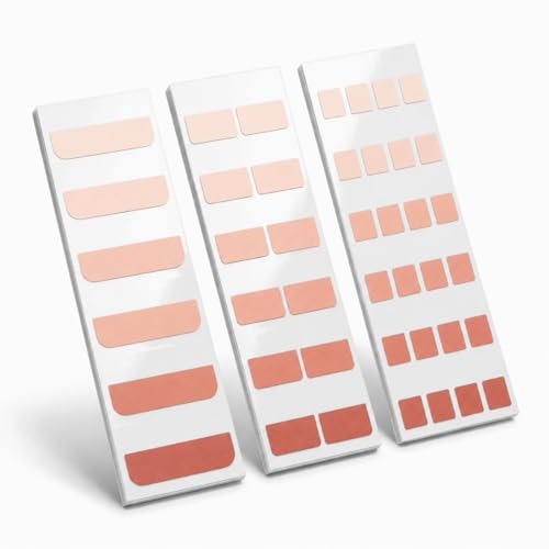 420Pcs Gradient Index Tabs, Translucent Sticky Note Tabs for Annotating Books & Bible, Aesthetic Reading, Study, Journaling & Office Supplies, 3 Size Clear Page Markers Stickers (Pink) - color: Pink