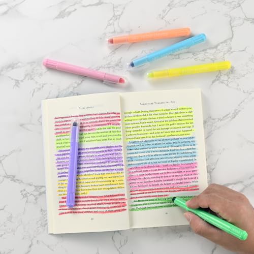 konket- Bible Highlighters No Bleed, Gel Highlighters, Bible Markers for Nurse Study Journaling Supplies Pack of 10