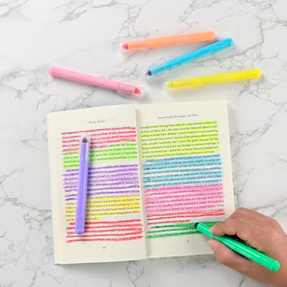 konket- Bible Highlighters No Bleed, Gel Highlighters, Bible Markers for Nurse Study Journaling Supplies Pack of 10