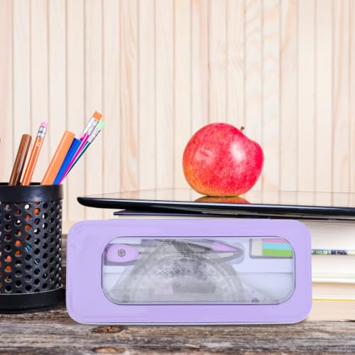 Baluue Student Geometry Kit Metal Compass and Plastic Protractor, Easy to Use and Resistant to Damage, for Math Projects and School Supplies