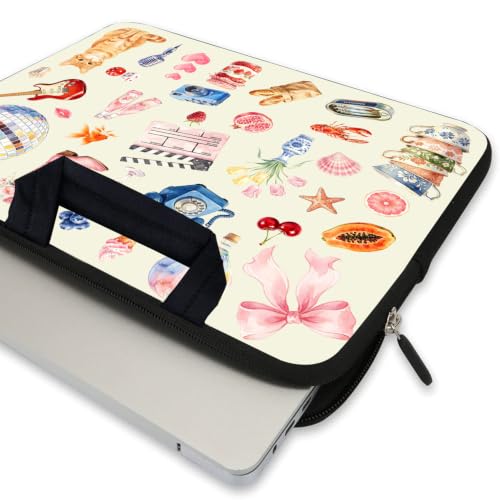 AMARY Laptop Sleeves 11.6" 12" Laptop Handle Bag Neoprene Notebook Carrying Pouch Chromebook Sleeves case (AMR12-30) - color: AMR12-30